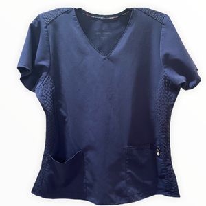 Vera Bradley Navy Blue Scrub Set